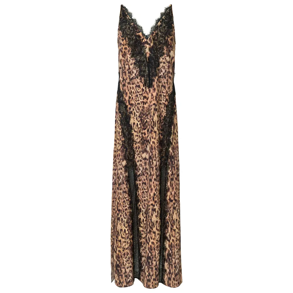 AllSaints Melia Leopard Print Maxi Dress